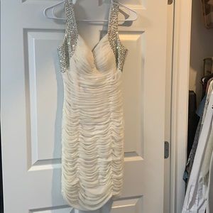 White formal dress